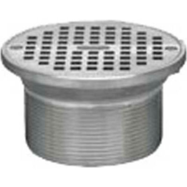 Oatey Oatey 10" Cast Nickel Round Barrel & Round Nickel Grate 82370